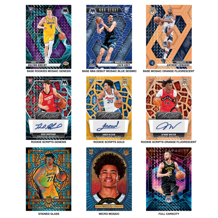 2024-25 Panini Mosaic Basketball NBA Baster Box