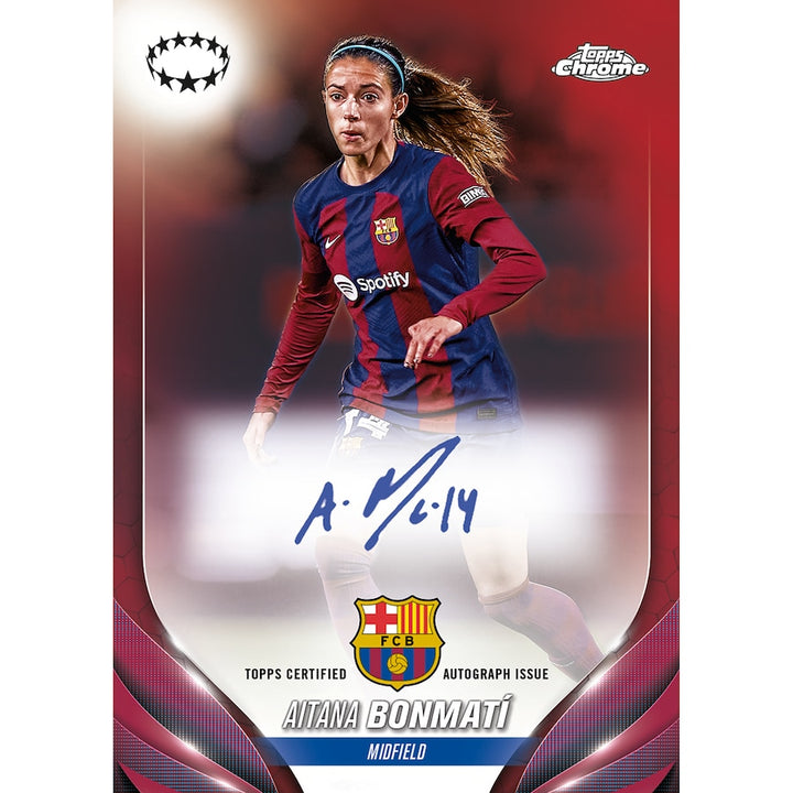 2023/24 Topps Chrome Women's UEFA Champions League Hobby Box