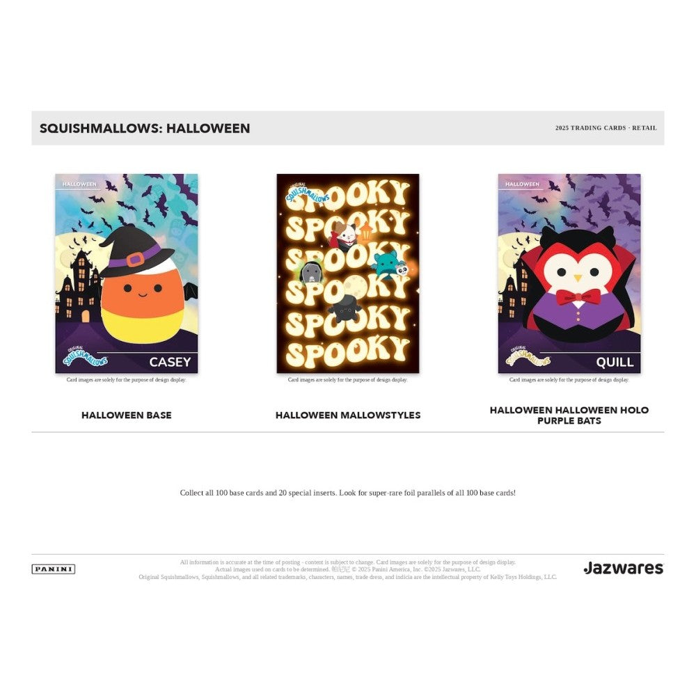 2025 Panini Squishmallows Halloween Bundle