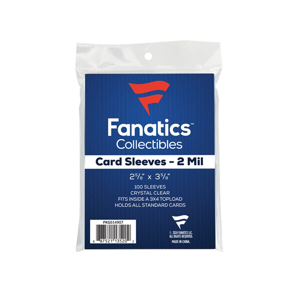 Fanatics Collectibles Soft Sleeves - 100 Count