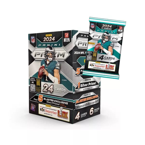 2024 Panini NFL Prizm Football Trading Card Blaster Box