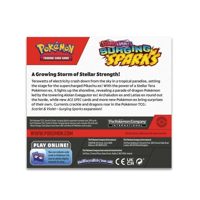 pokemon surging sparks booster box for sale Prices | it lights up the shoreline Pokmon TCG: Scarlet & Violet: