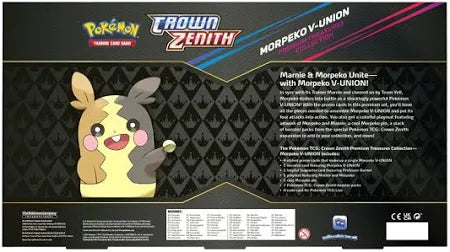 Pokémon TCG: Crown Zenith Premium Treasures Collection (Morpeko V-UNION) - back